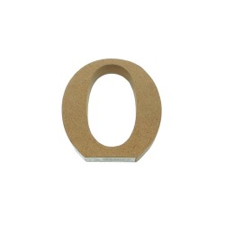 MDF 3D Letter Capital O